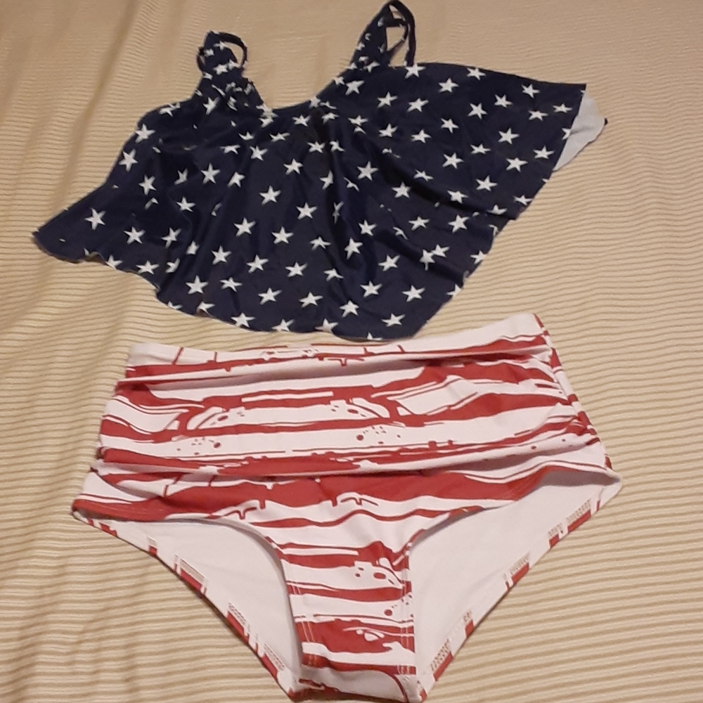 Heat Move flag swim suit